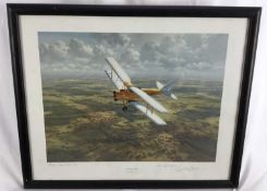 Gerald Coulson, signed proof presentation print of 'Singing Wires'