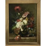 Emilio Greco oil on wood board - 28.5cm x 39.5cm, framed, 36cm x 47cm overall