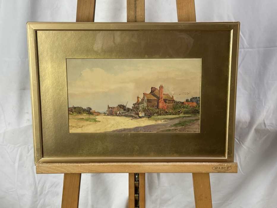 Wilfred Williams Ball (1853-1917) pair of watercolours - views of Danbury, Essex, signed, dated '90 - Image 3 of 8