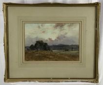 William Ramsey (late 19th / early 20th century) pair of watercolours - ‘Sunset near Ripley’ and ‘Sto