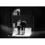 Jayne Odell black and white photographic print, 'Early doors', 100cm x 71cm