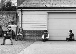 Jayne Odell black and white photographic print, 'Social distancing', 100cm x 71cm