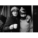 Jayne Odell black and white photographic print, 'Father and son', 100cm x 71cm