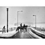 Jayne Odell black and white photographic print, 'First snow of the winter', 60cm x 43cm