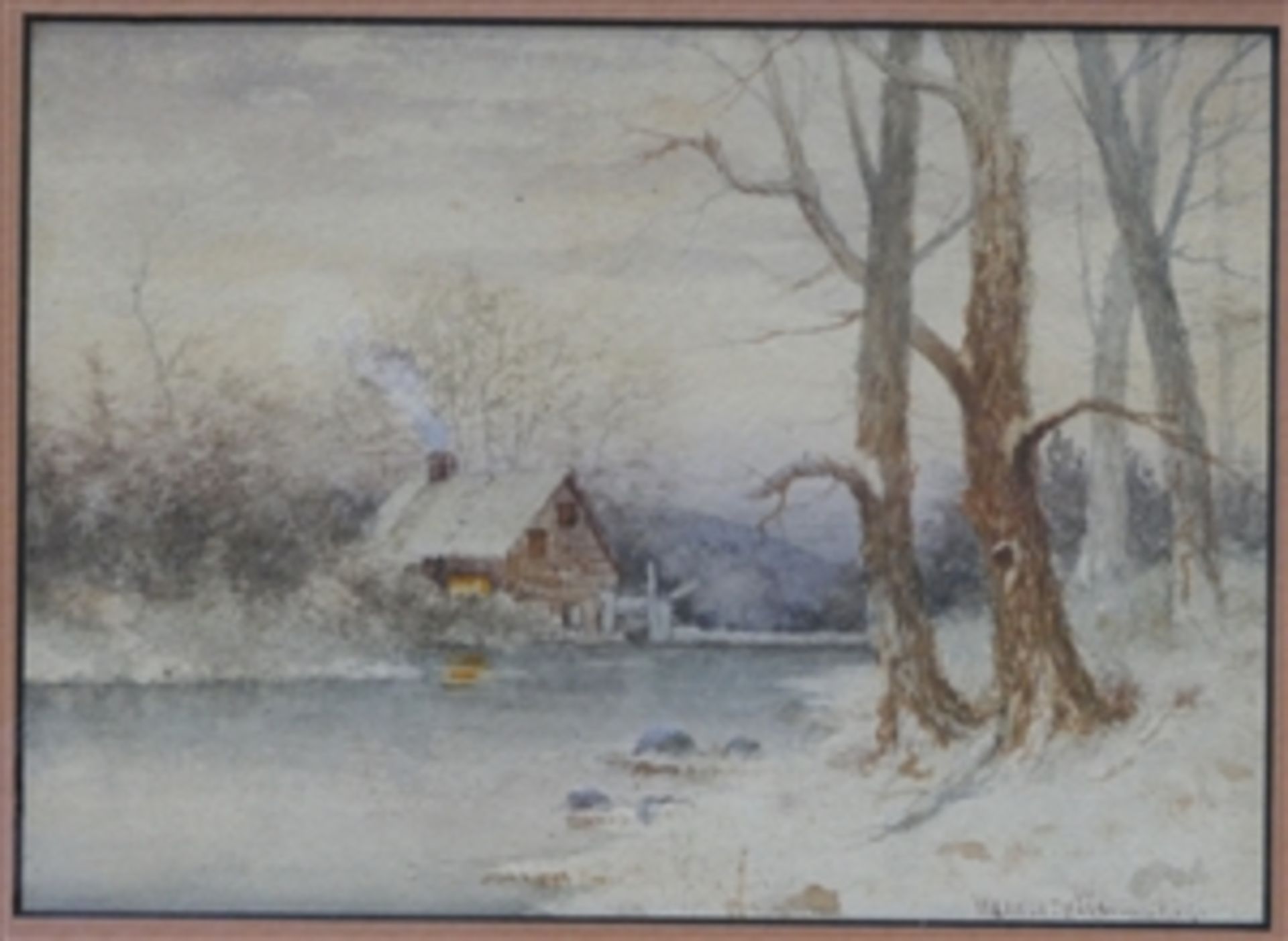 Aquarellmalerei, um 1900