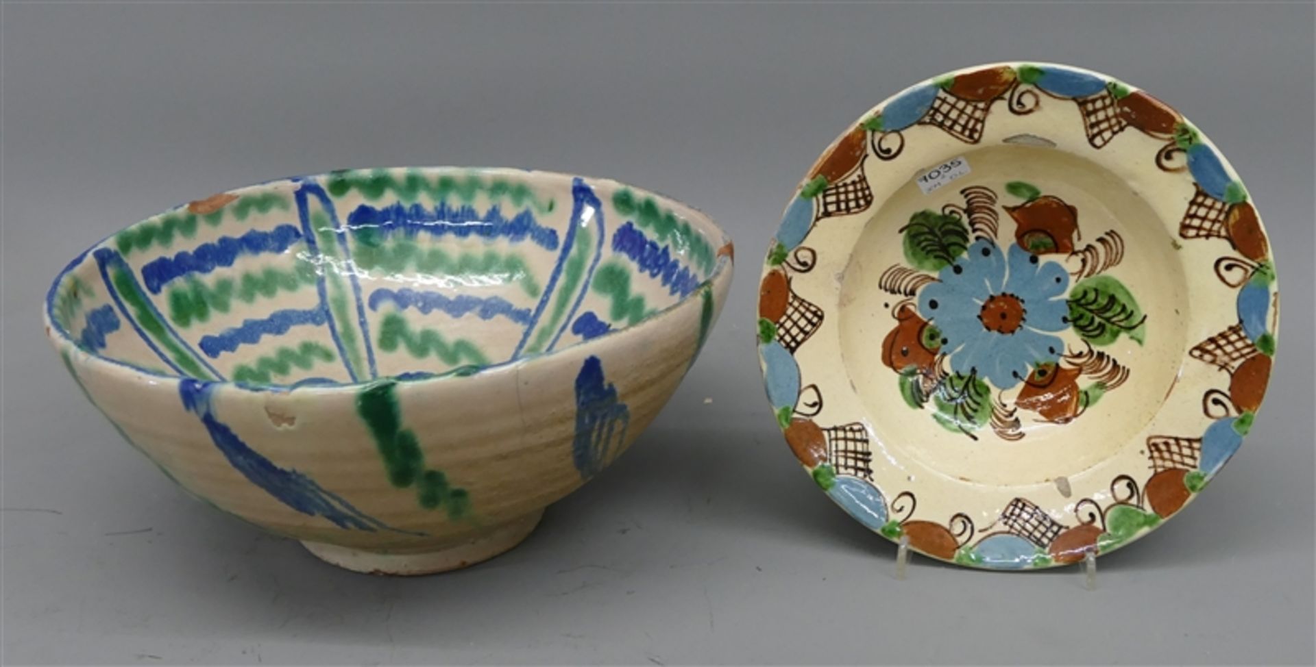 Paar Keramikteller 