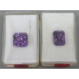 Paar Amethyste