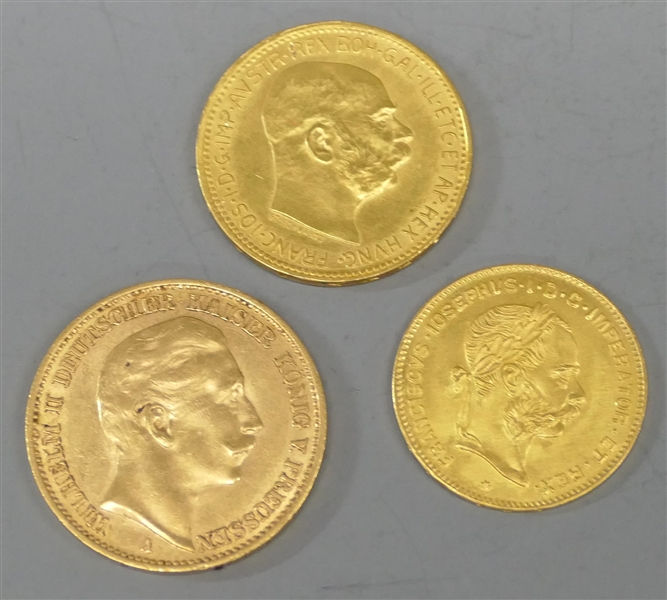 3 Goldmünzen