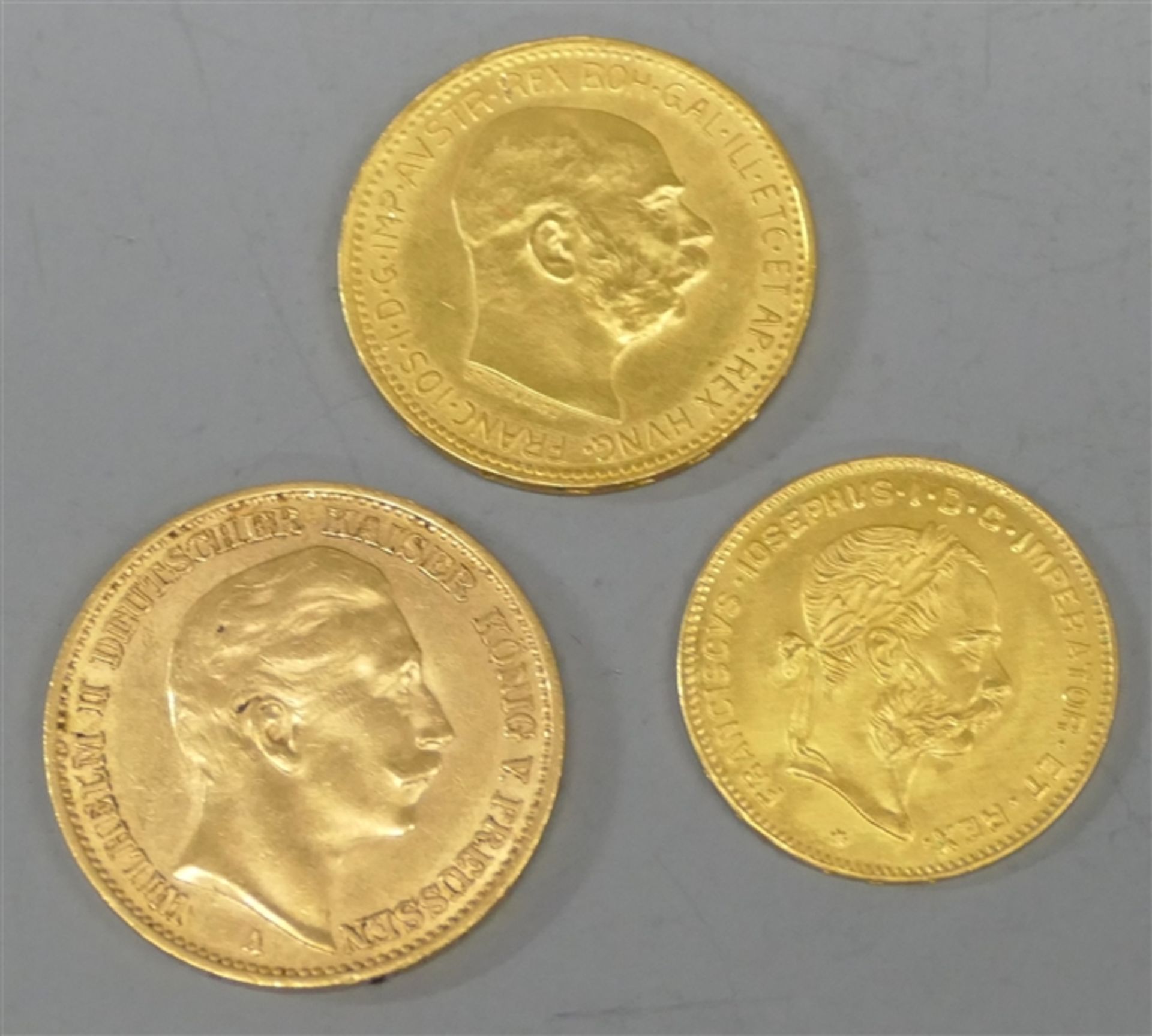 3 Goldmünzen