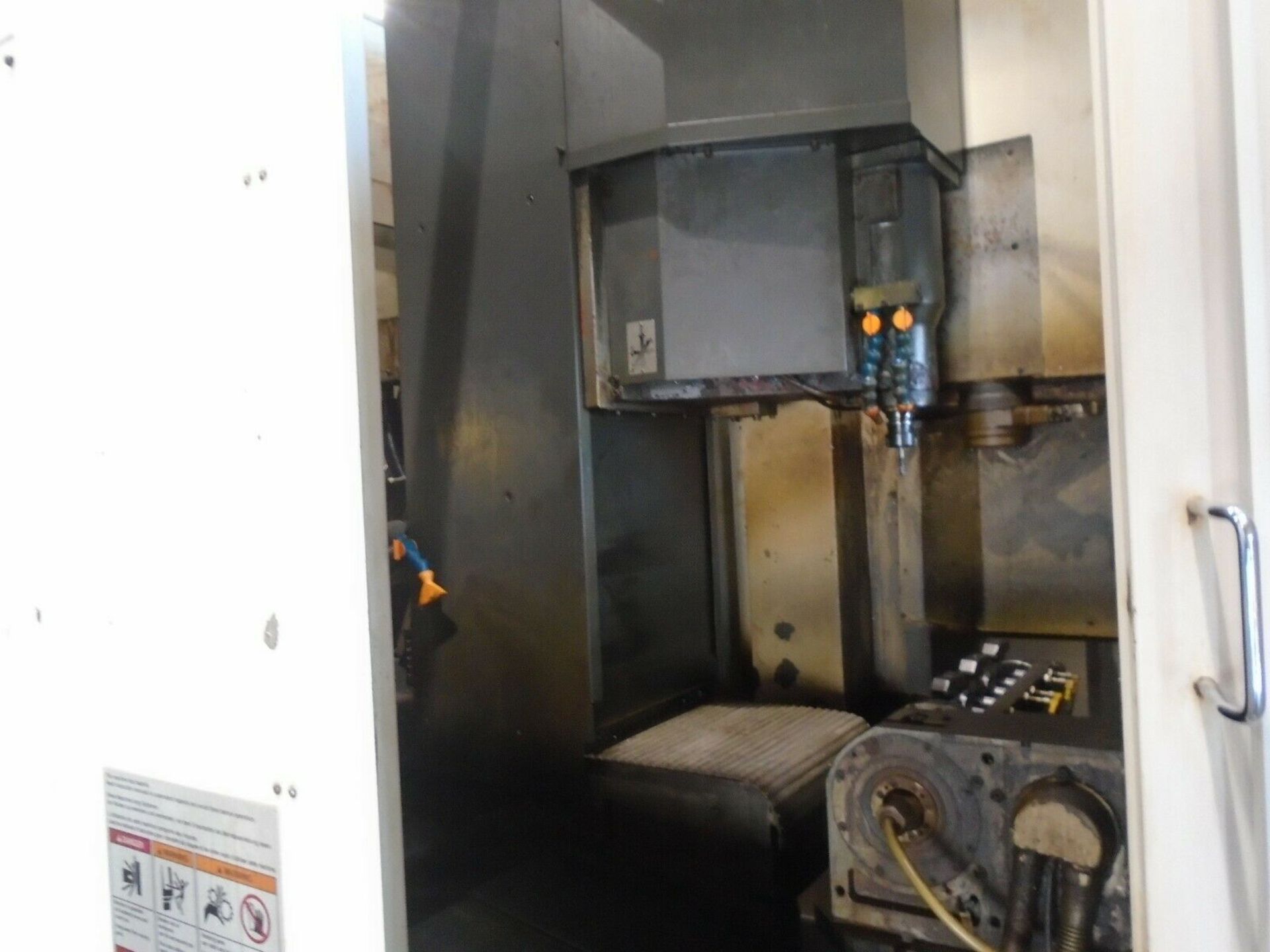 2000 Brother TC-32A 4 Axis CNC Drill & Tap Center W/2 Yukiwa Rotary Tables - Image 10 of 11