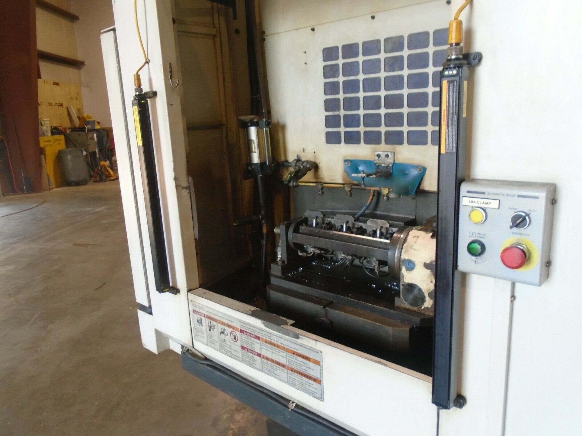 2000 Brother TC-32A 4 Axis CNC Drill & Tap Center W/2 Yukiwa Rotary Tables - Image 9 of 11