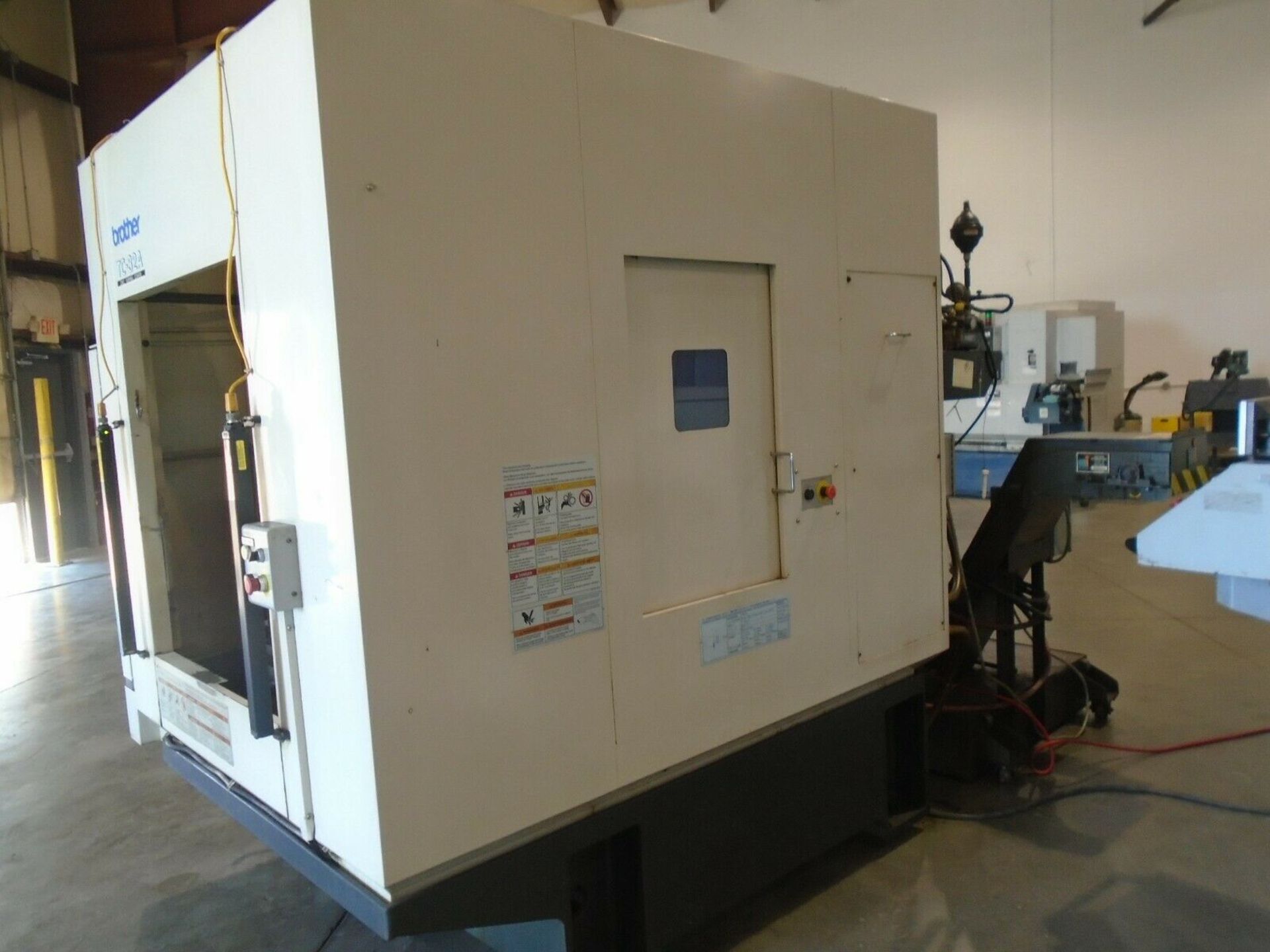 2000 Brother TC-32A 4 Axis CNC Drill & Tap Center W/2 Yukiwa Rotary Tables - Image 3 of 11