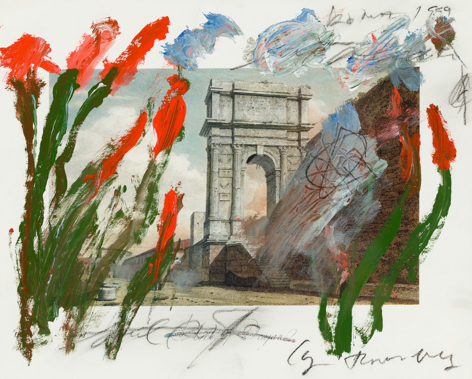 Cy Twombly zugeschrieben, Ohne Titel ZURÜCKGEZOGEN / WITHDRAWN