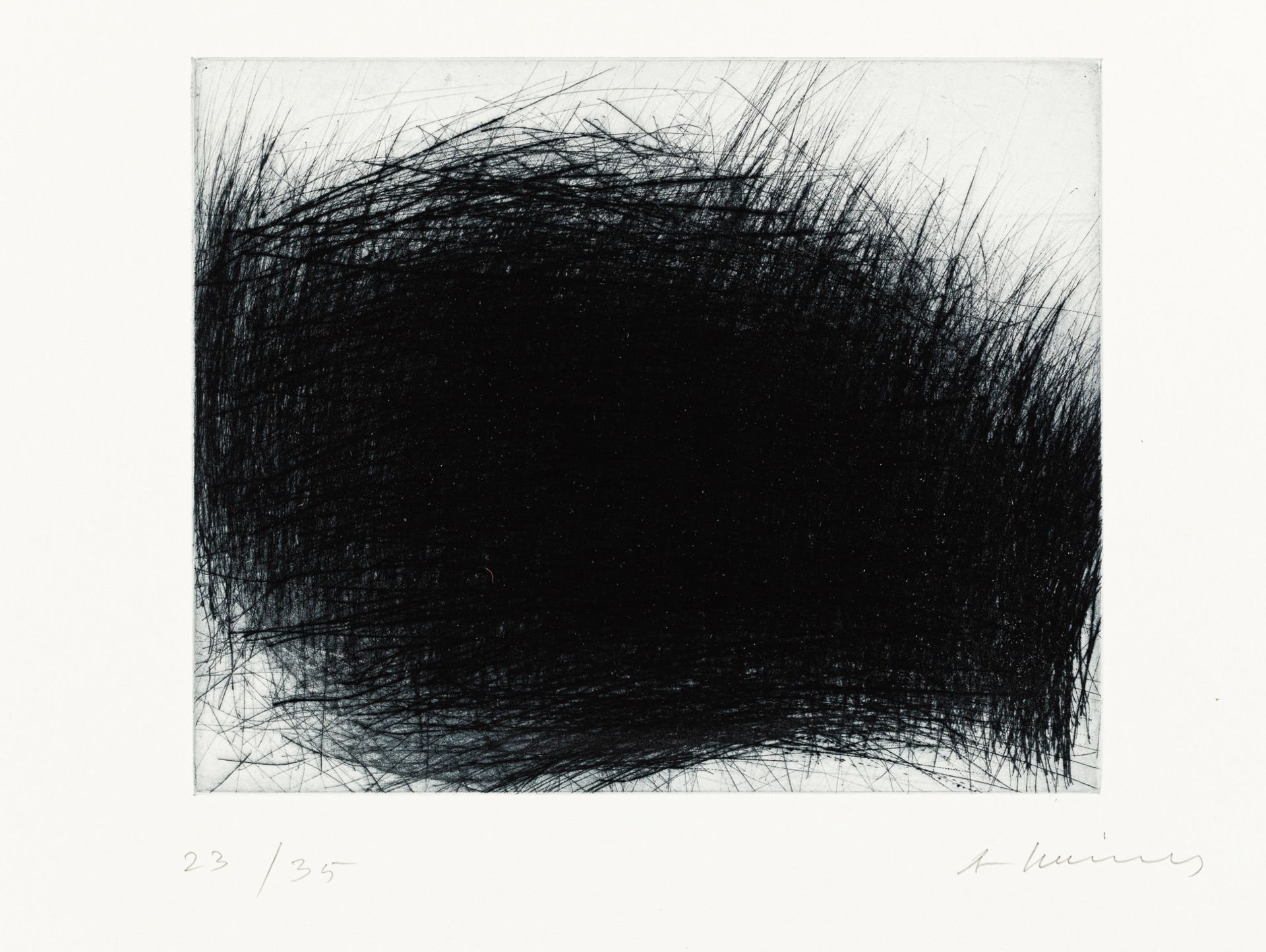 Arnulf Rainer, Schwarzland