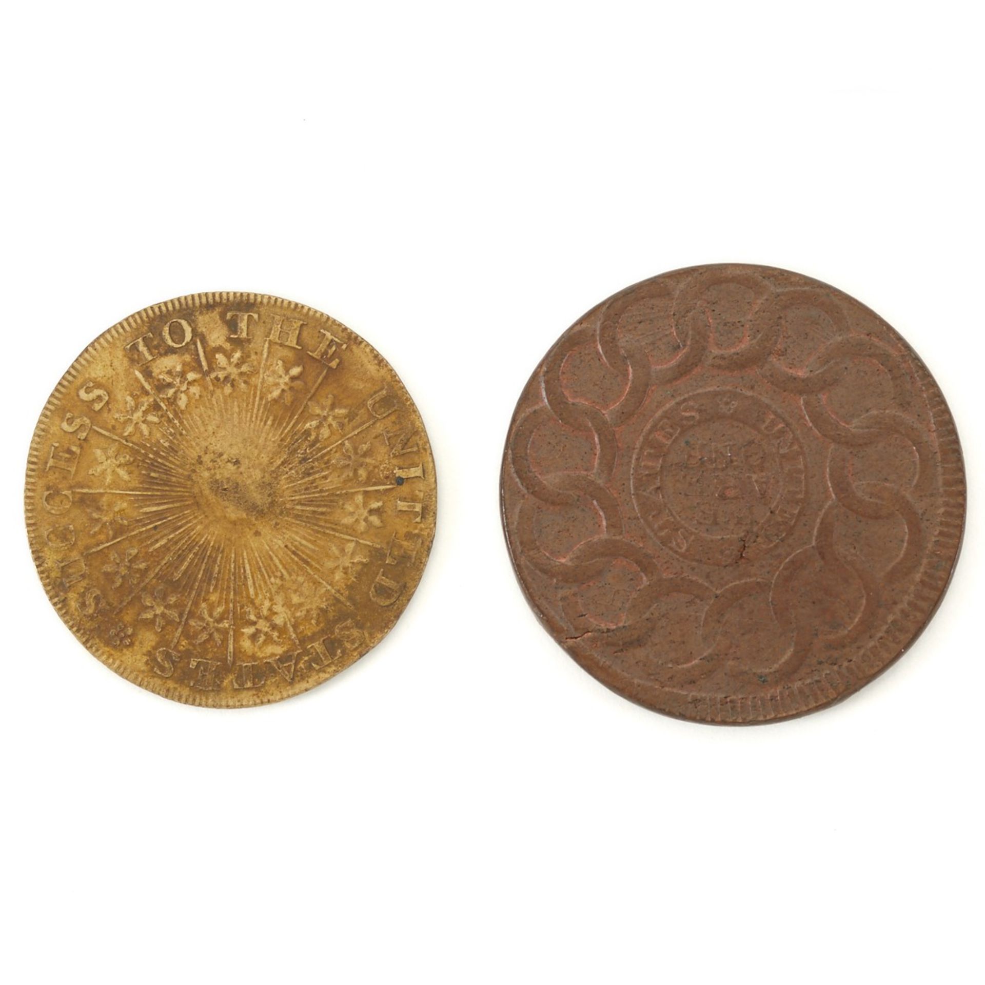 Grp: Washington Success Token and Fugio Cent 1787 - Image 2 of 2