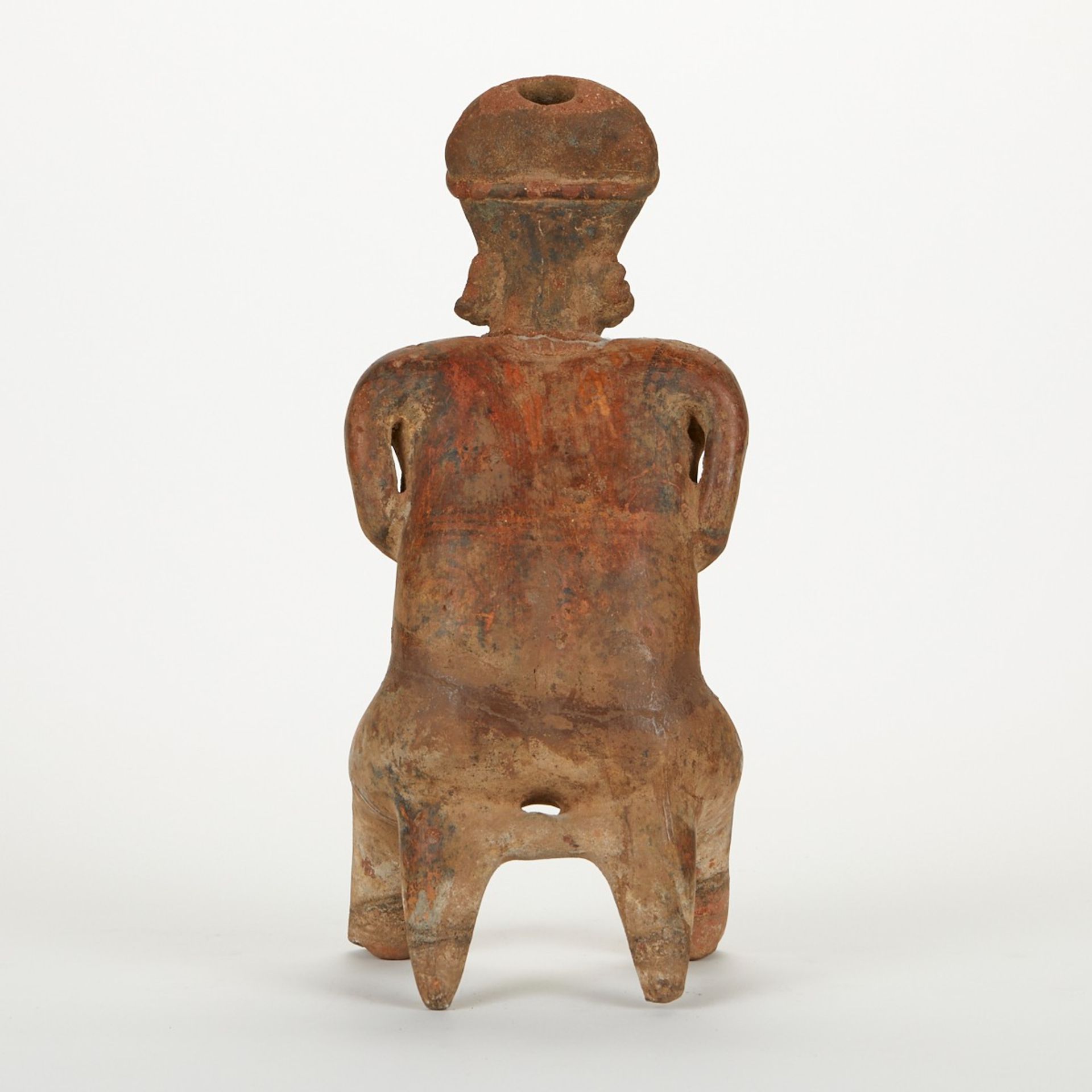Large Nayarit San Sebastian Seated Figure - Image 3 of 14