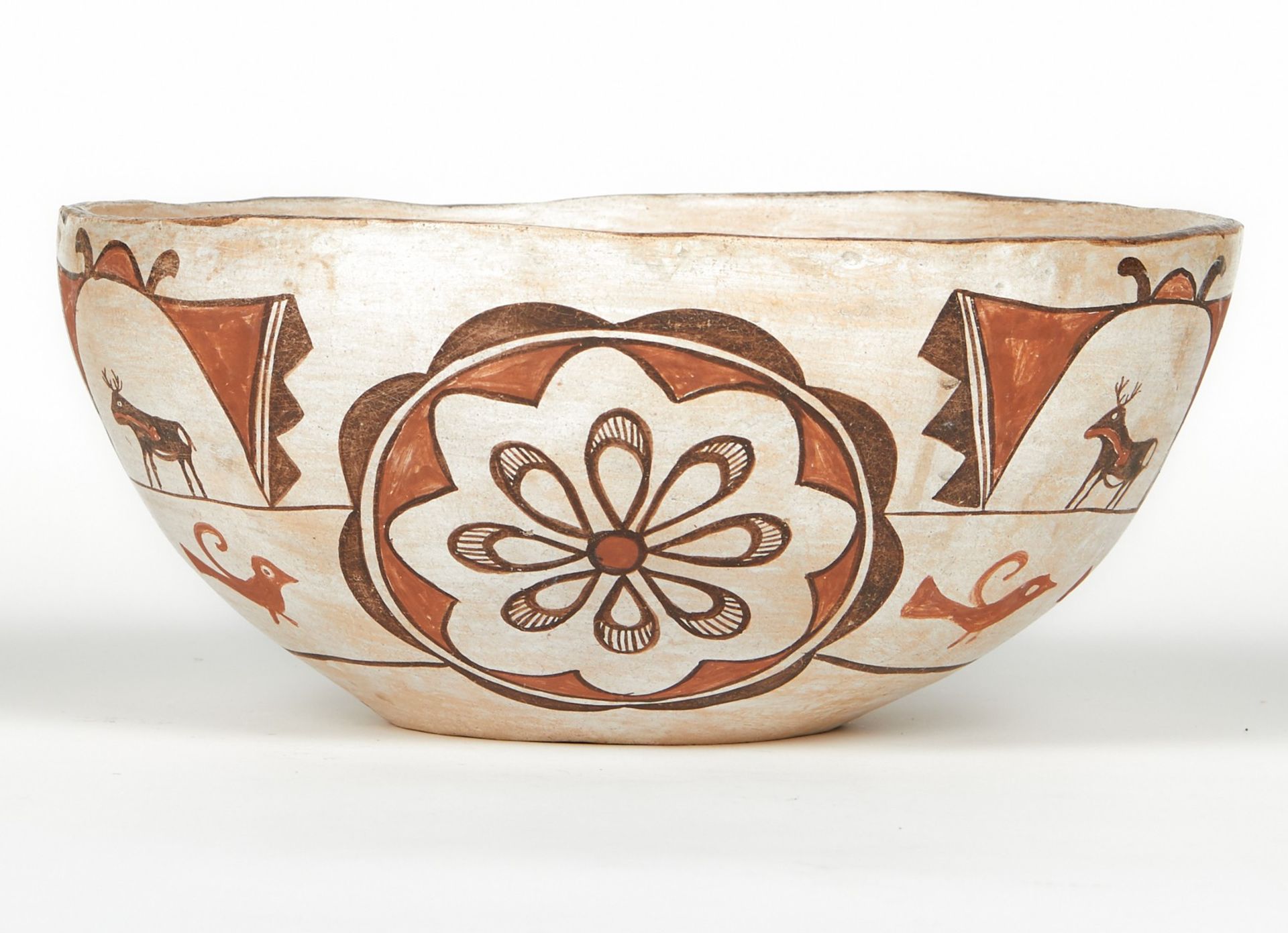 Large Zuni Ceramic Dough Bowl - Image 4 of 7