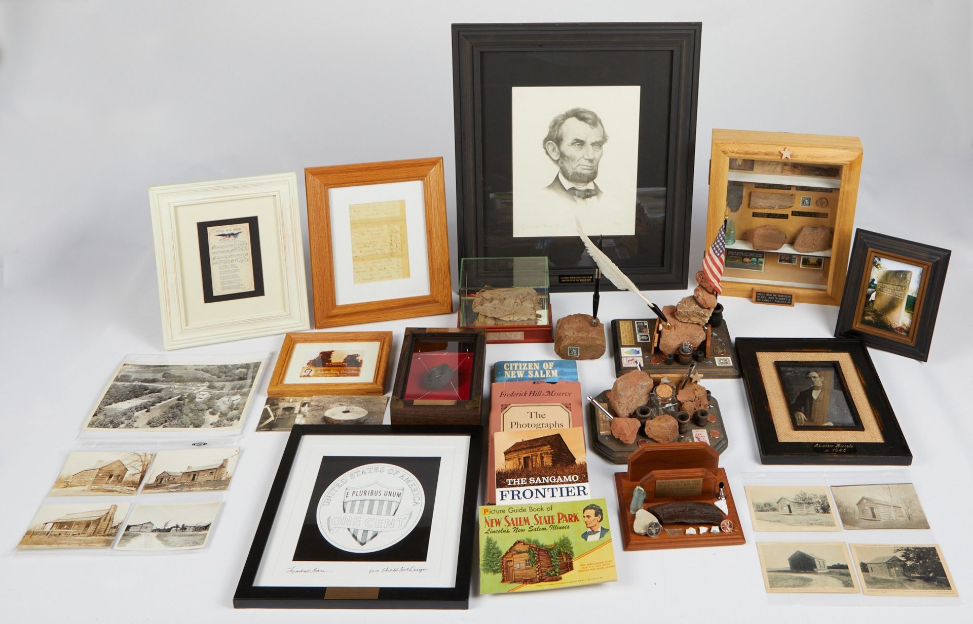 Large Group of Abraham Lincoln Berry Home Objects