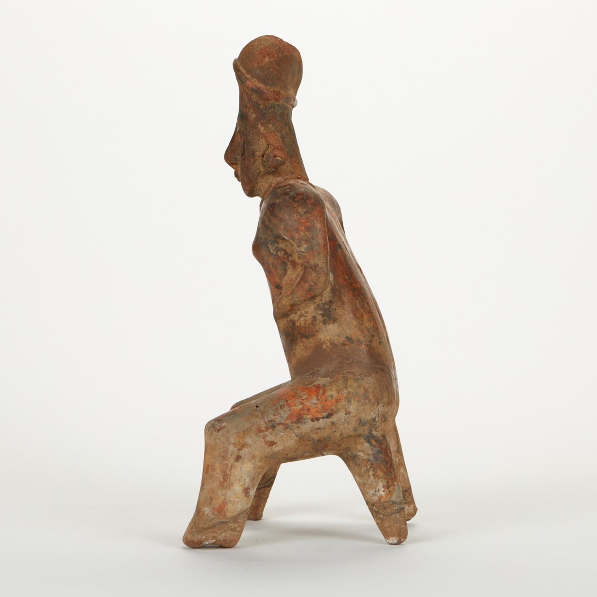 Large Nayarit San Sebastian Seated Figure - Image 4 of 14