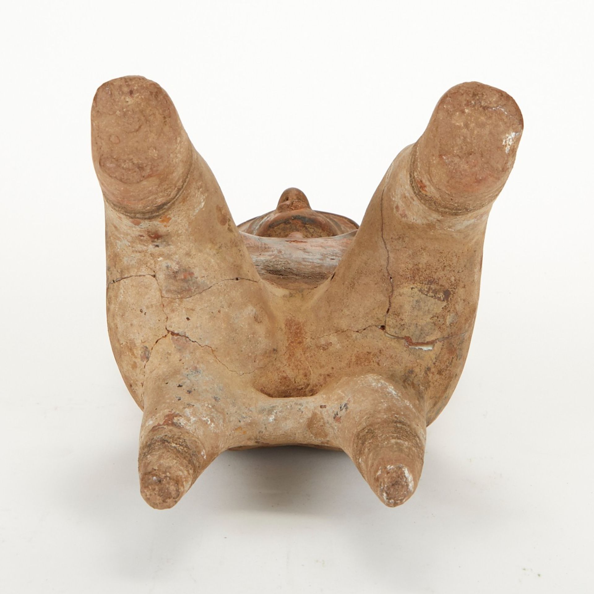 Large Nayarit San Sebastian Seated Figure - Image 9 of 14