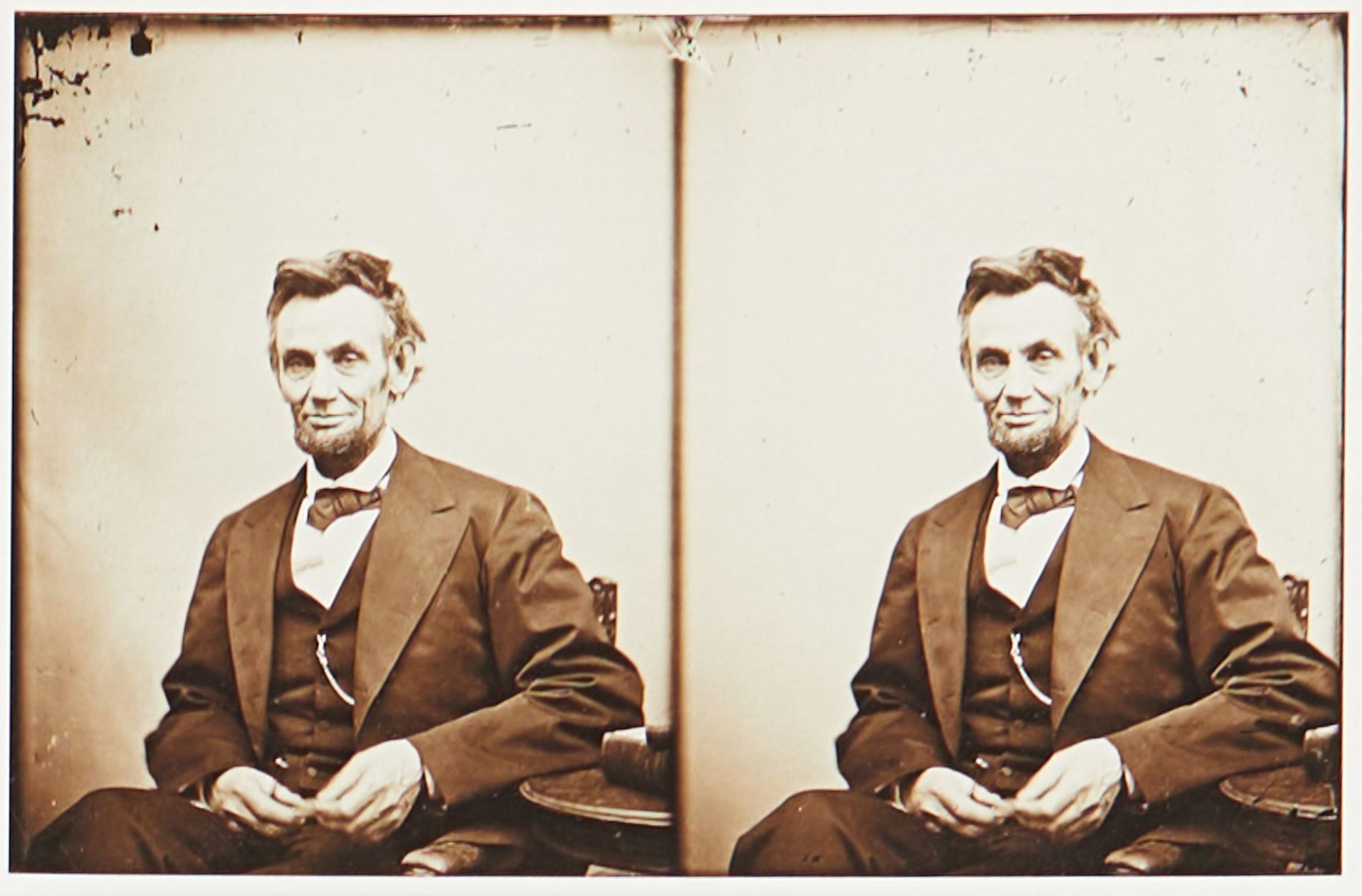 Group of 4 Gardner Photographs of Abraham Lincoln - Image 4 of 5