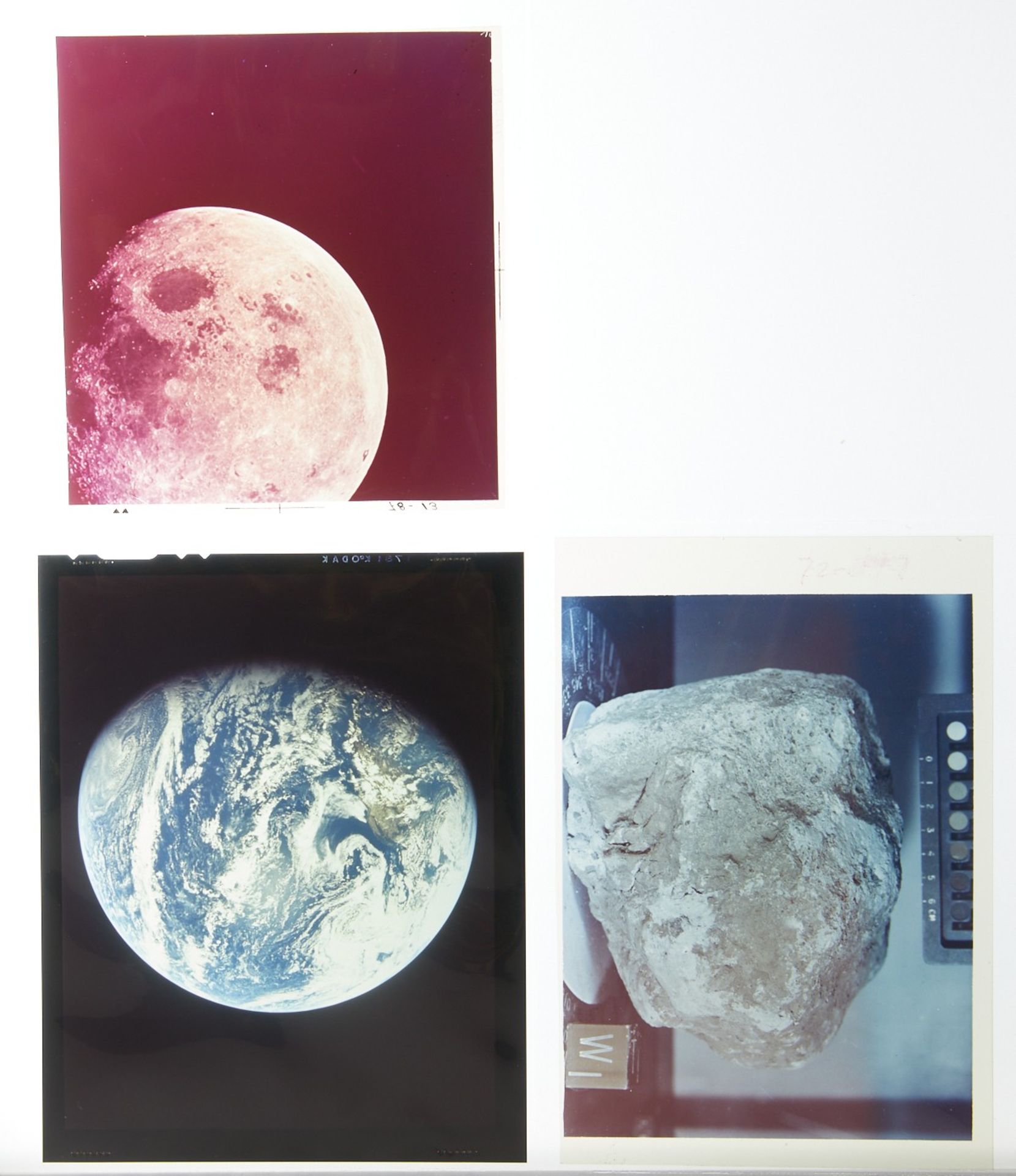 Group of 8 4x5 NASA Transparencies Apollo Missions - Bild 3 aus 4