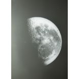 Early Glass Plate Positive Moon Photograph at Lick Observatory 1888