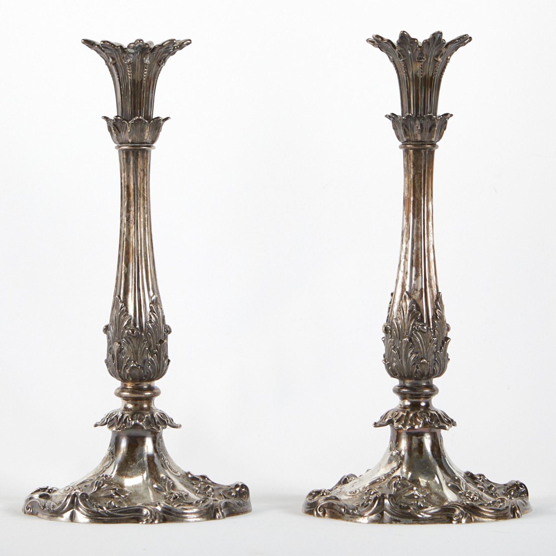 Pr: Martin, Hall & Co. Silver Candlesticks - Bild 2 aus 11