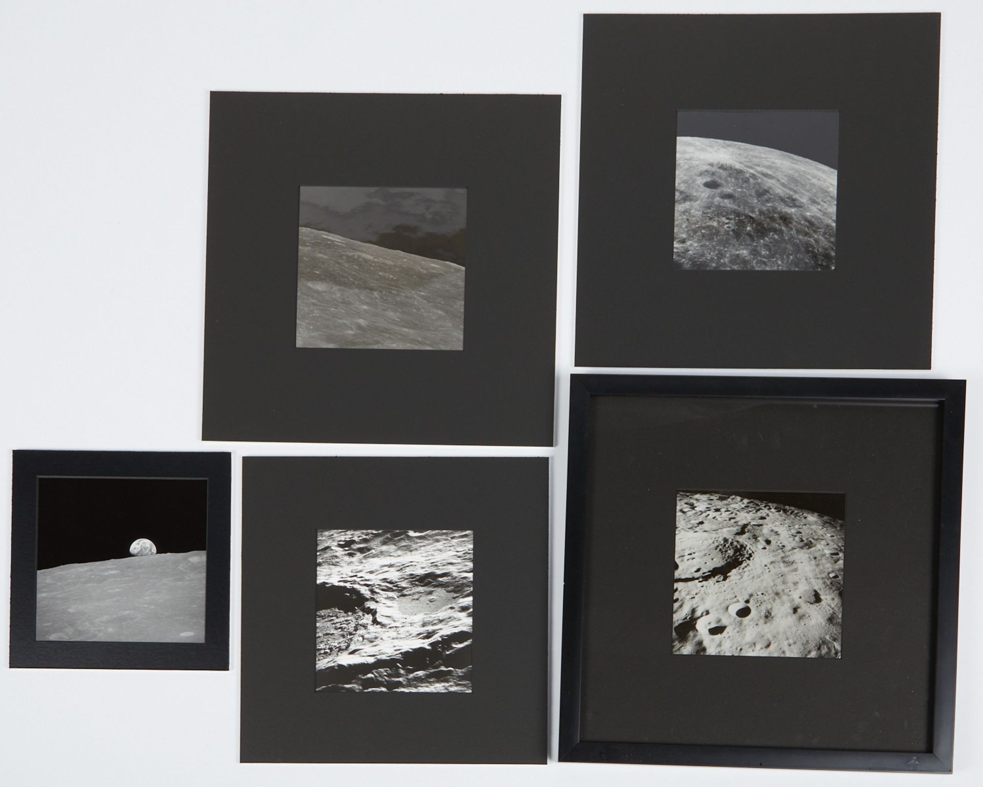 Group of 12 B/W NASA Lunar Photos 1st Generation Huntsville - Image 2 of 4