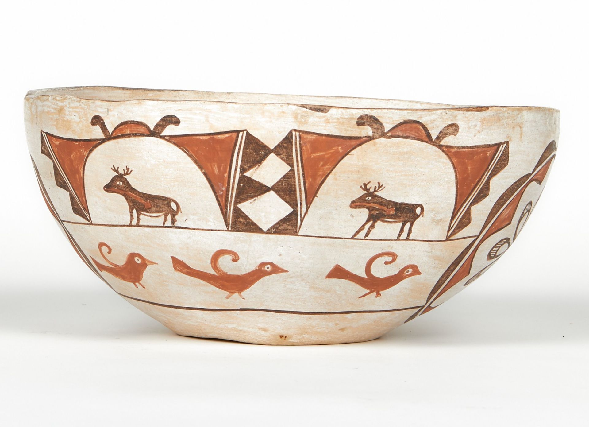 Large Zuni Ceramic Dough Bowl - Bild 3 aus 7