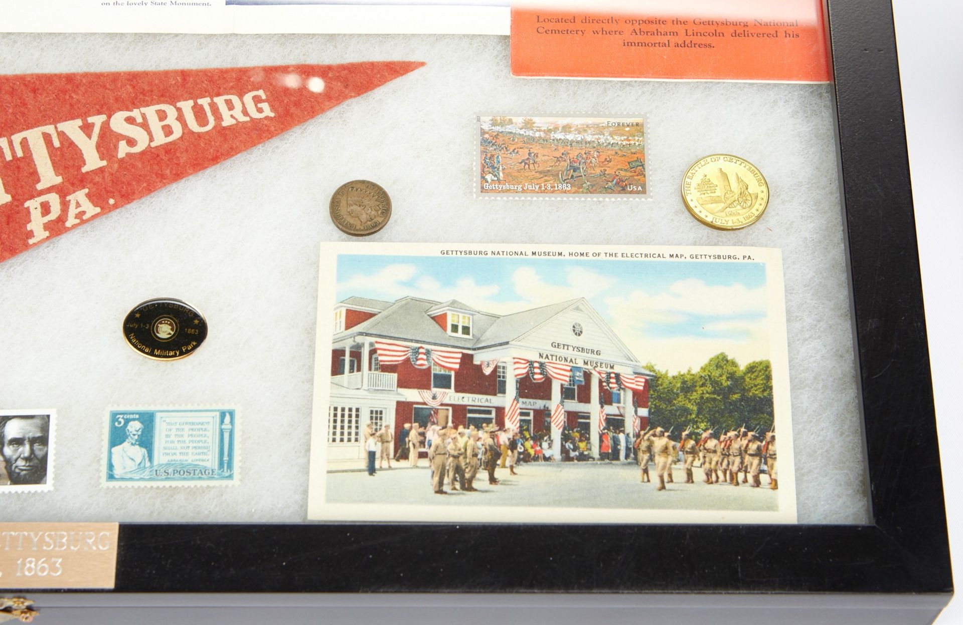 Large Group of Gettysburg Relics Ephemera Artifacts Rosensteel - Image 7 of 19