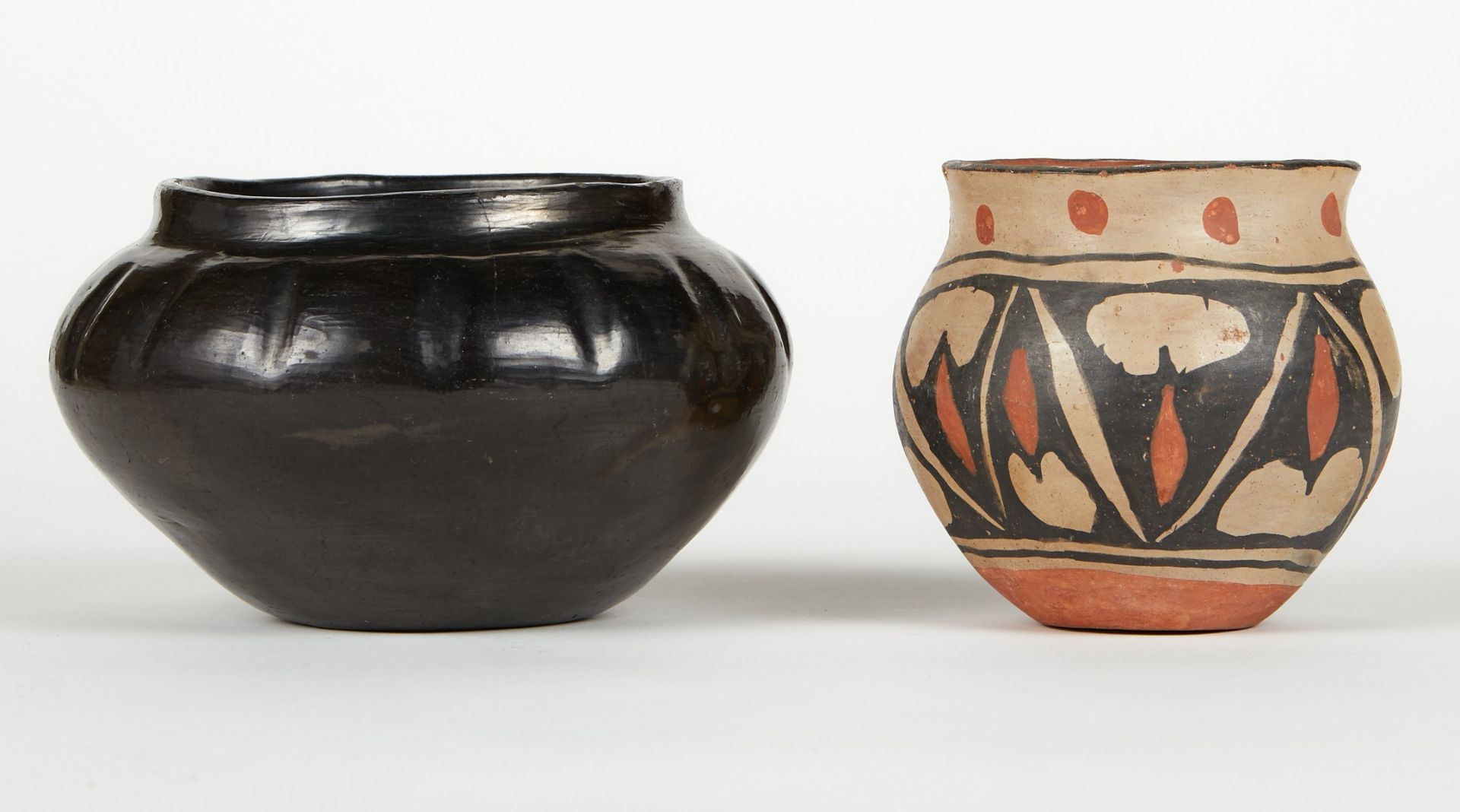 Grp: 2 Santa Clara Santo Domingo Pots - Image 2 of 7