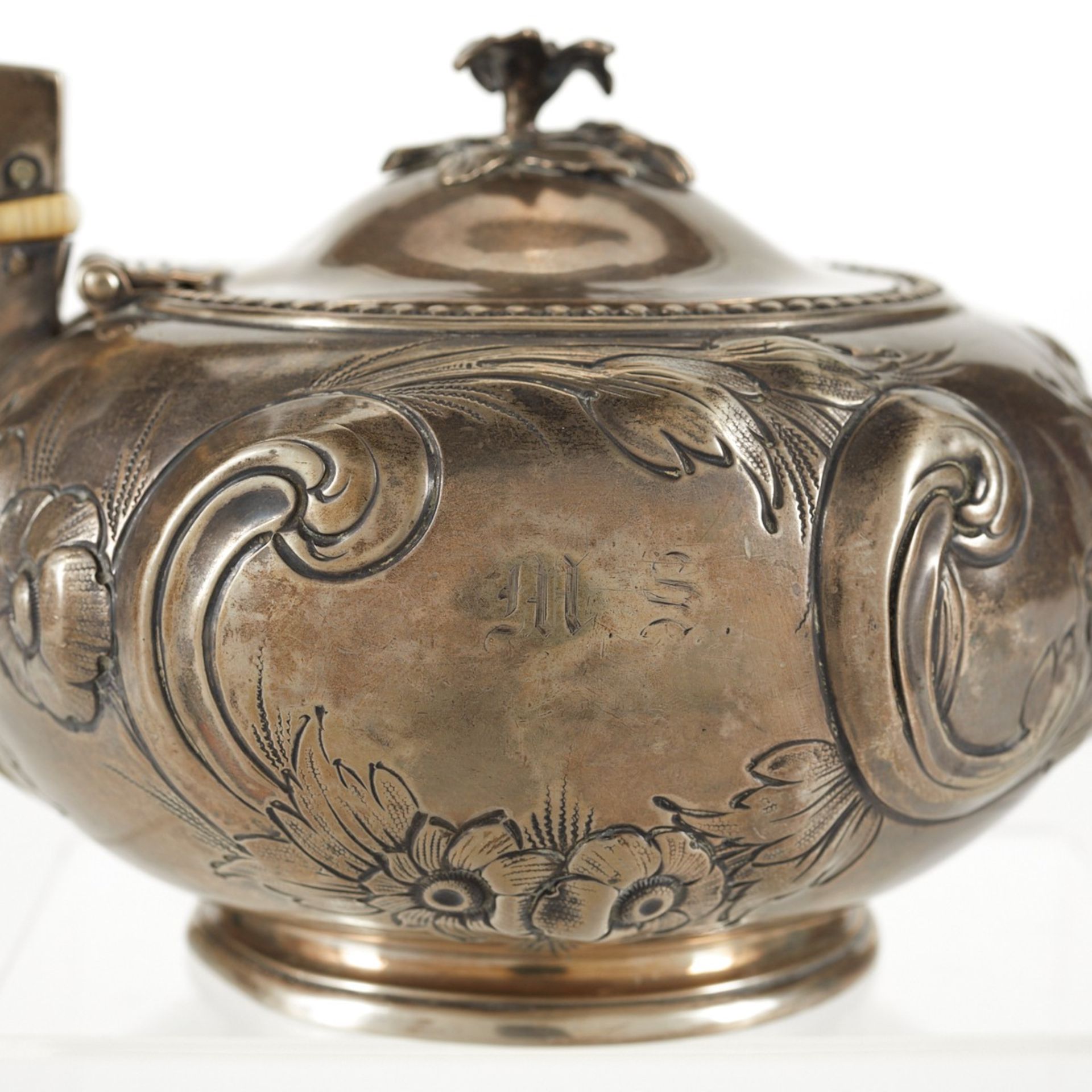 Early Tiffany Sterling Tea Set ca. 1853 - Bild 6 aus 11