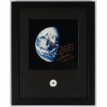 Fred Haise Signed Photograph with Heat Shield