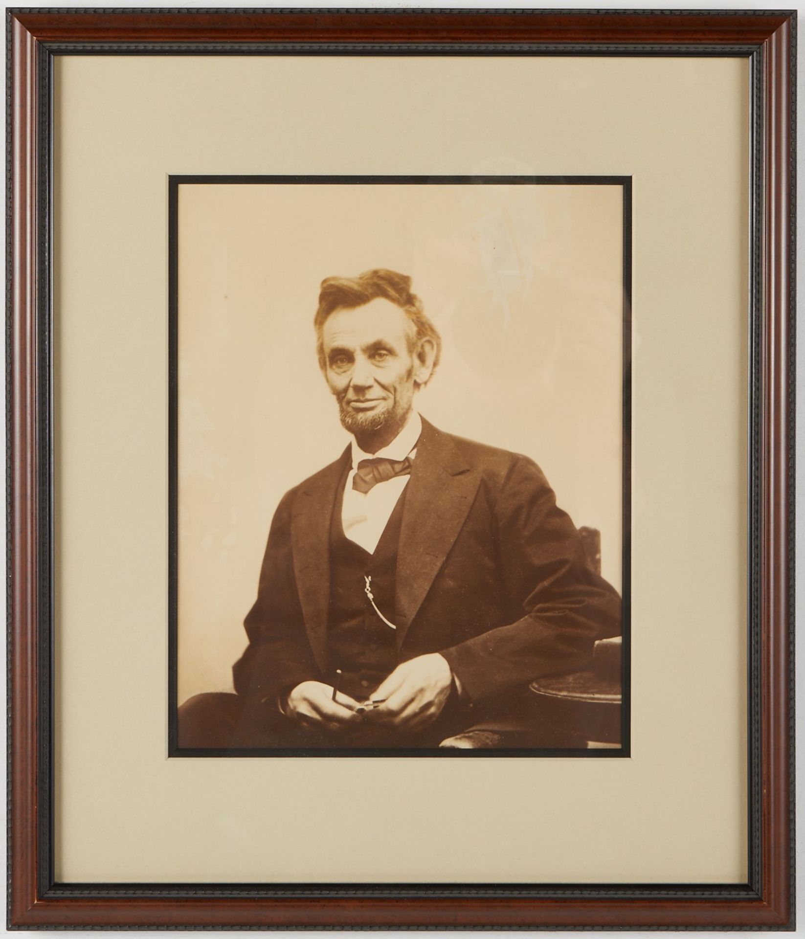 Abraham Lincoln Silver Gelatin Photograph - Bild 2 aus 2