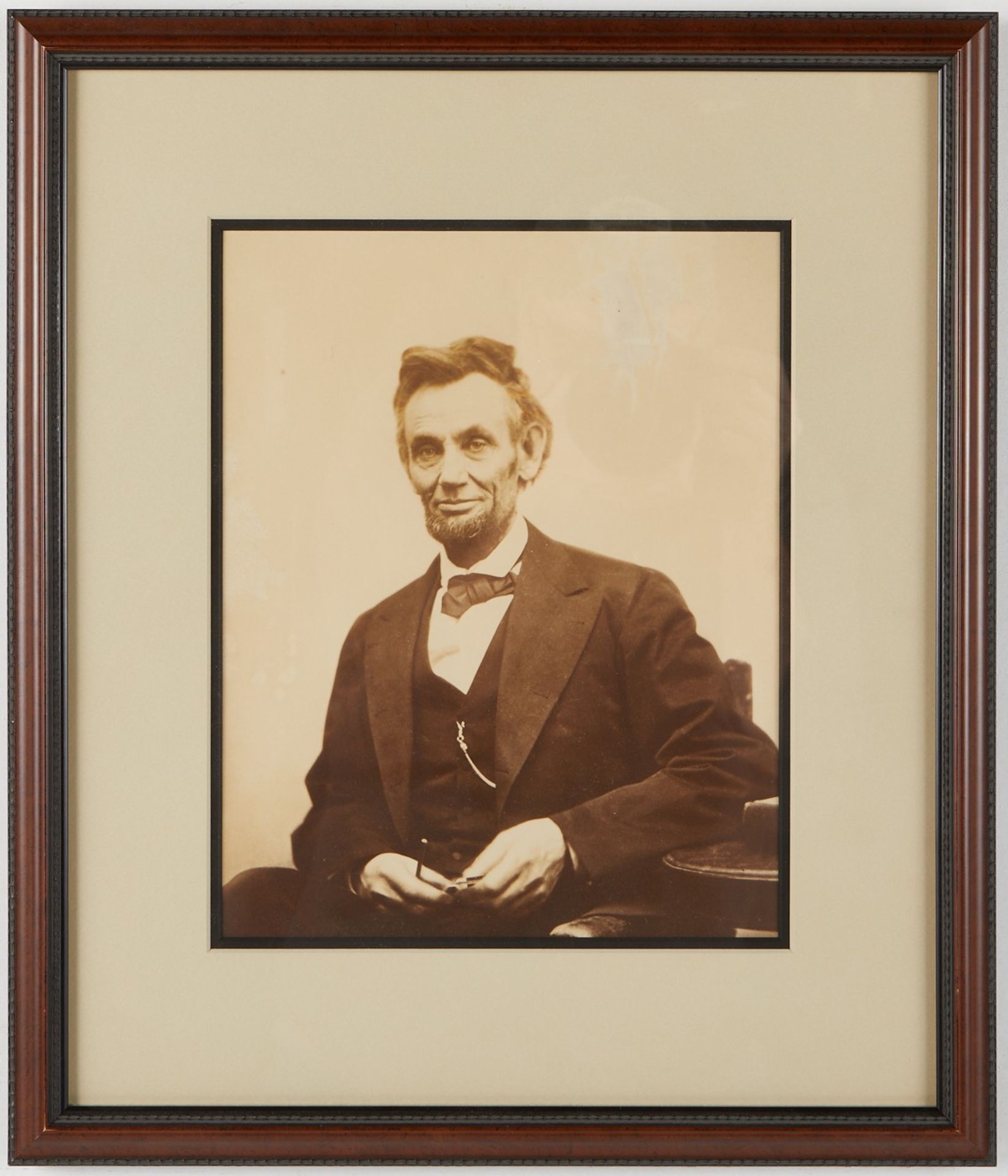 Abraham Lincoln Silver Gelatin Photograph - Image 2 of 2