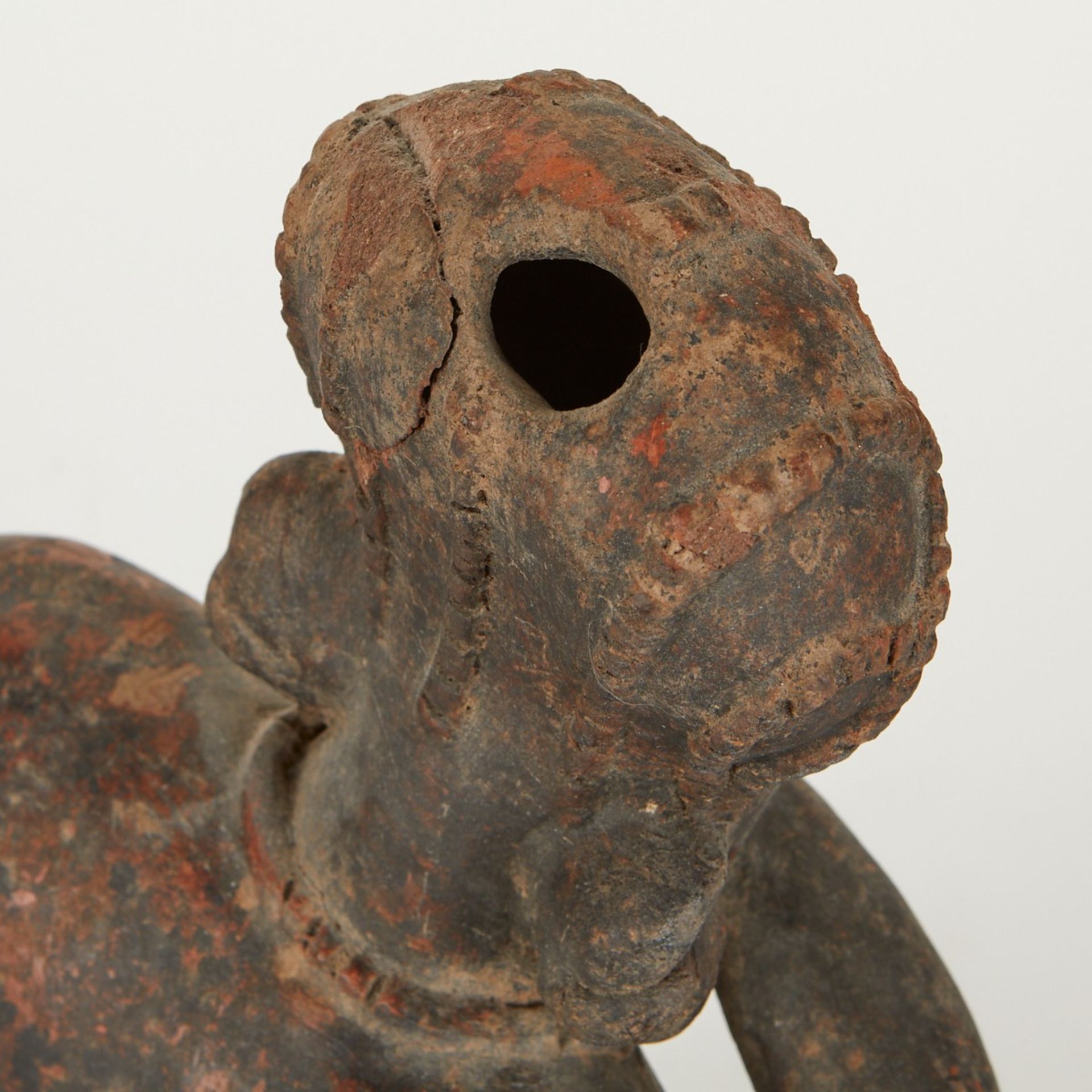 Pre-Columbian Nayarit San Sebastian Seated Figure - Image 6 of 13