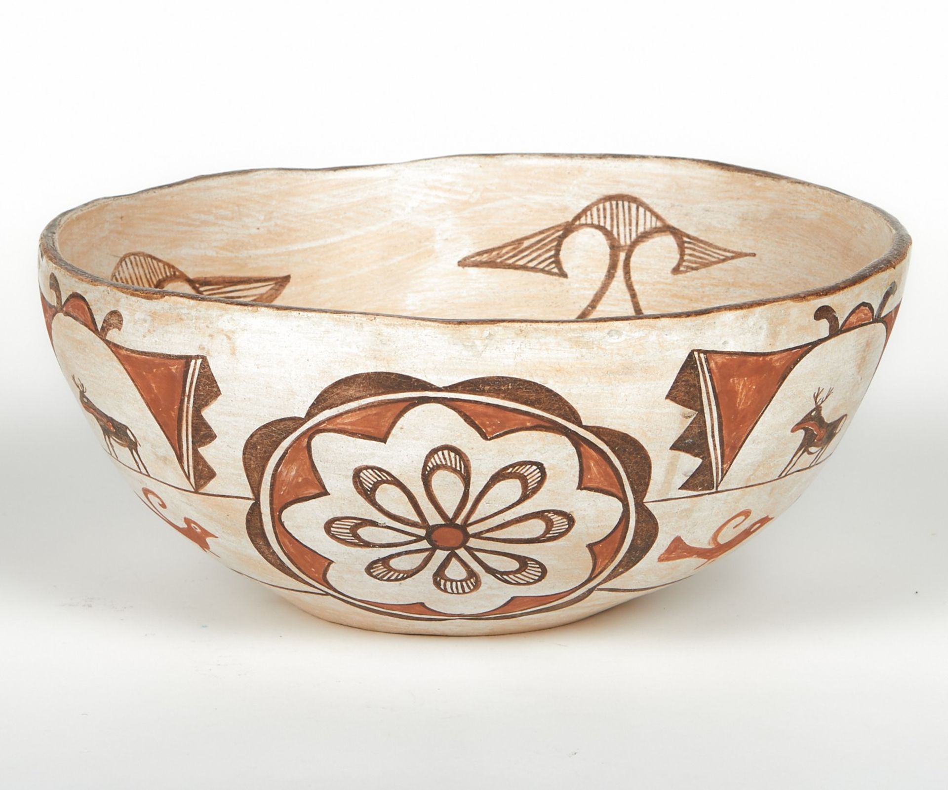 Large Zuni Ceramic Dough Bowl