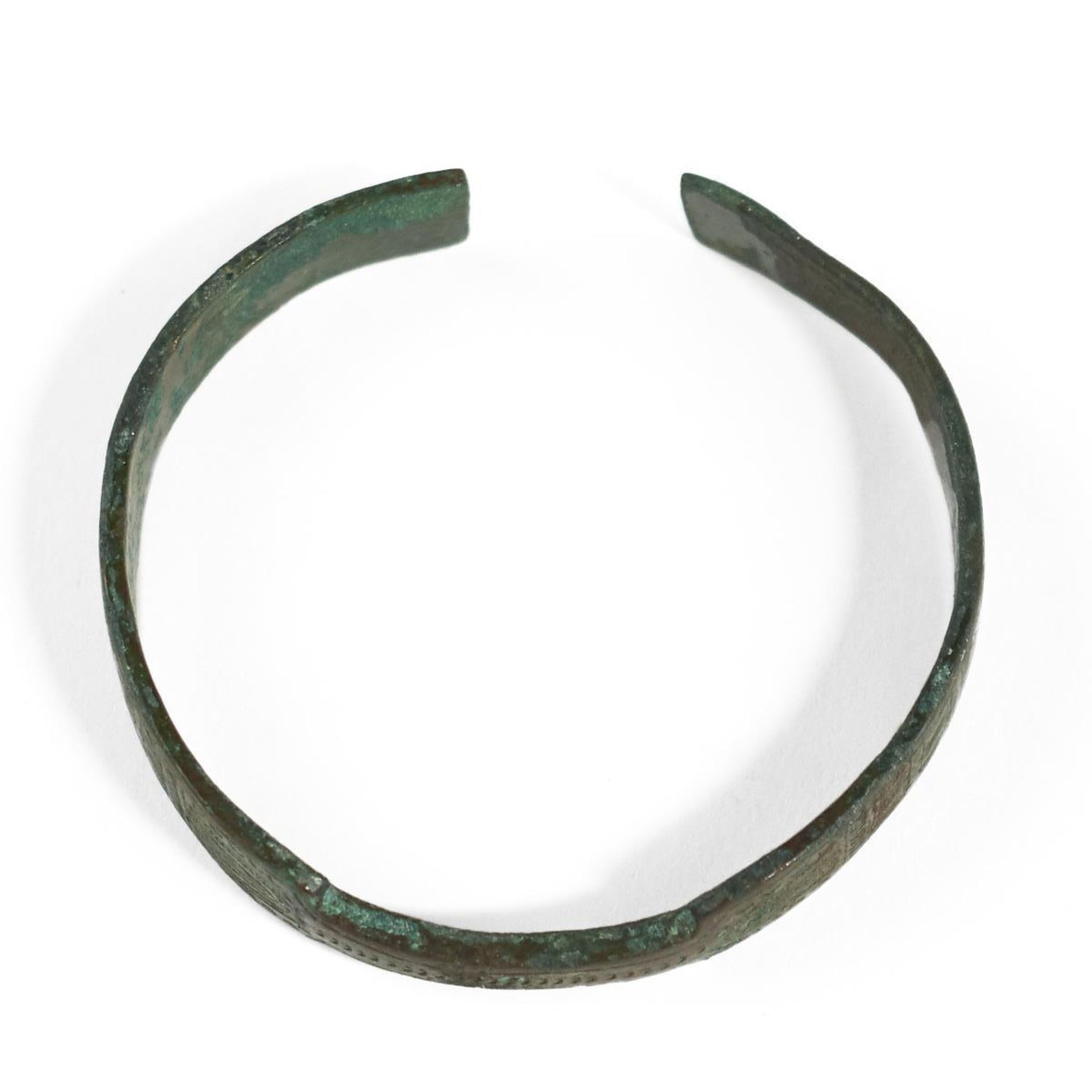 Antique Babylonian Bronze Bracelet - Image 3 of 6