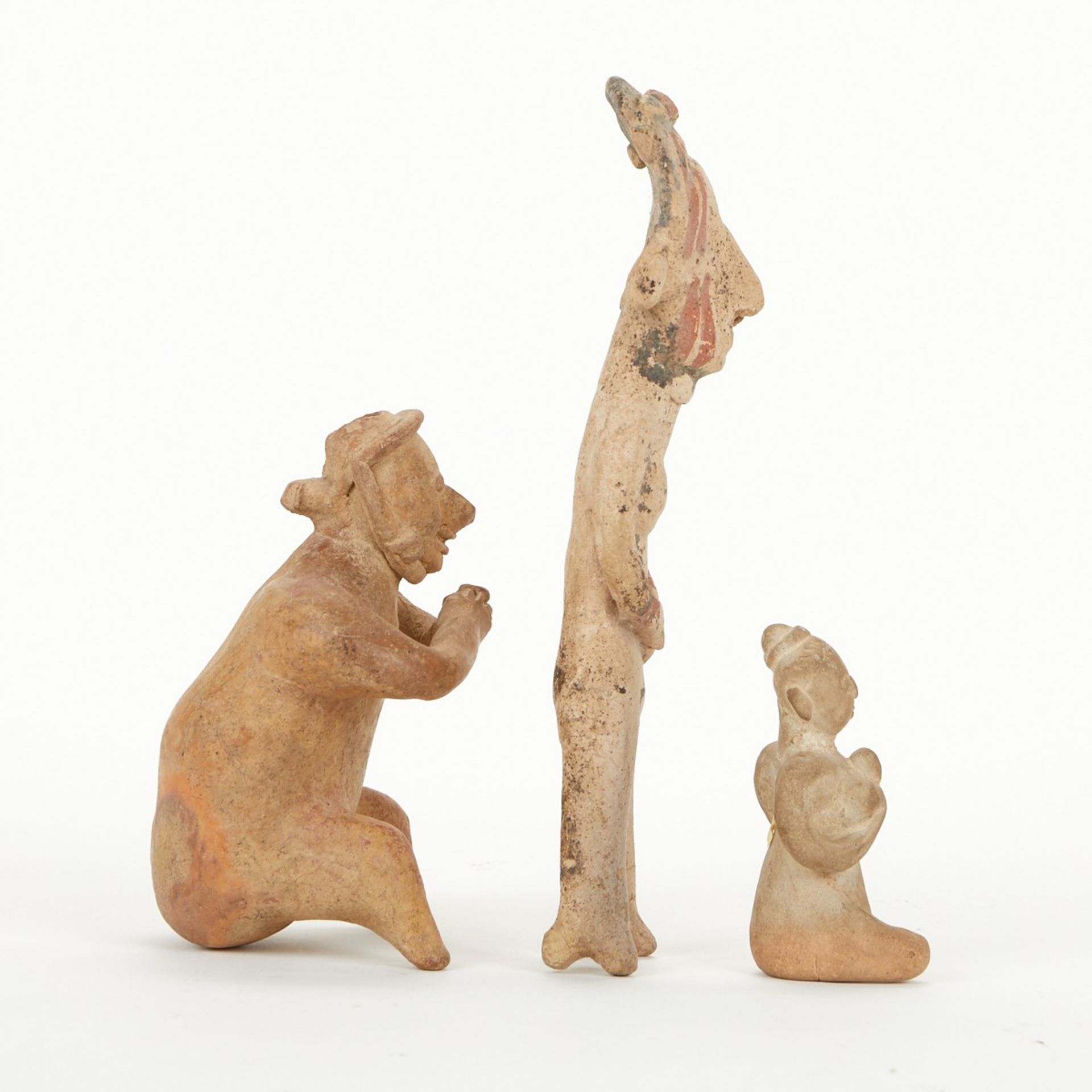 Grp: 3 Colima Pre-Columbian Figures - Image 3 of 12