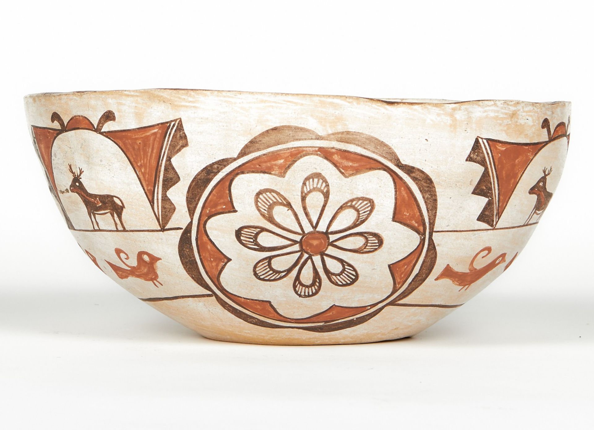 Large Zuni Ceramic Dough Bowl - Bild 2 aus 7