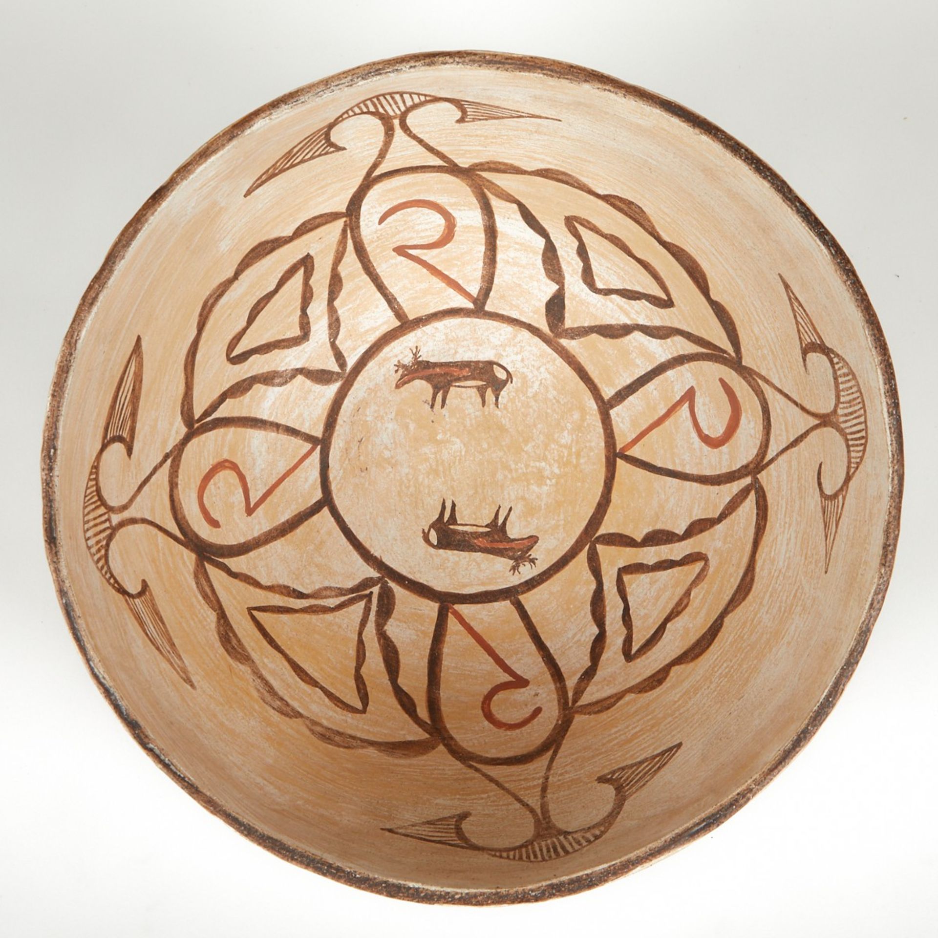 Large Zuni Ceramic Dough Bowl - Bild 5 aus 7