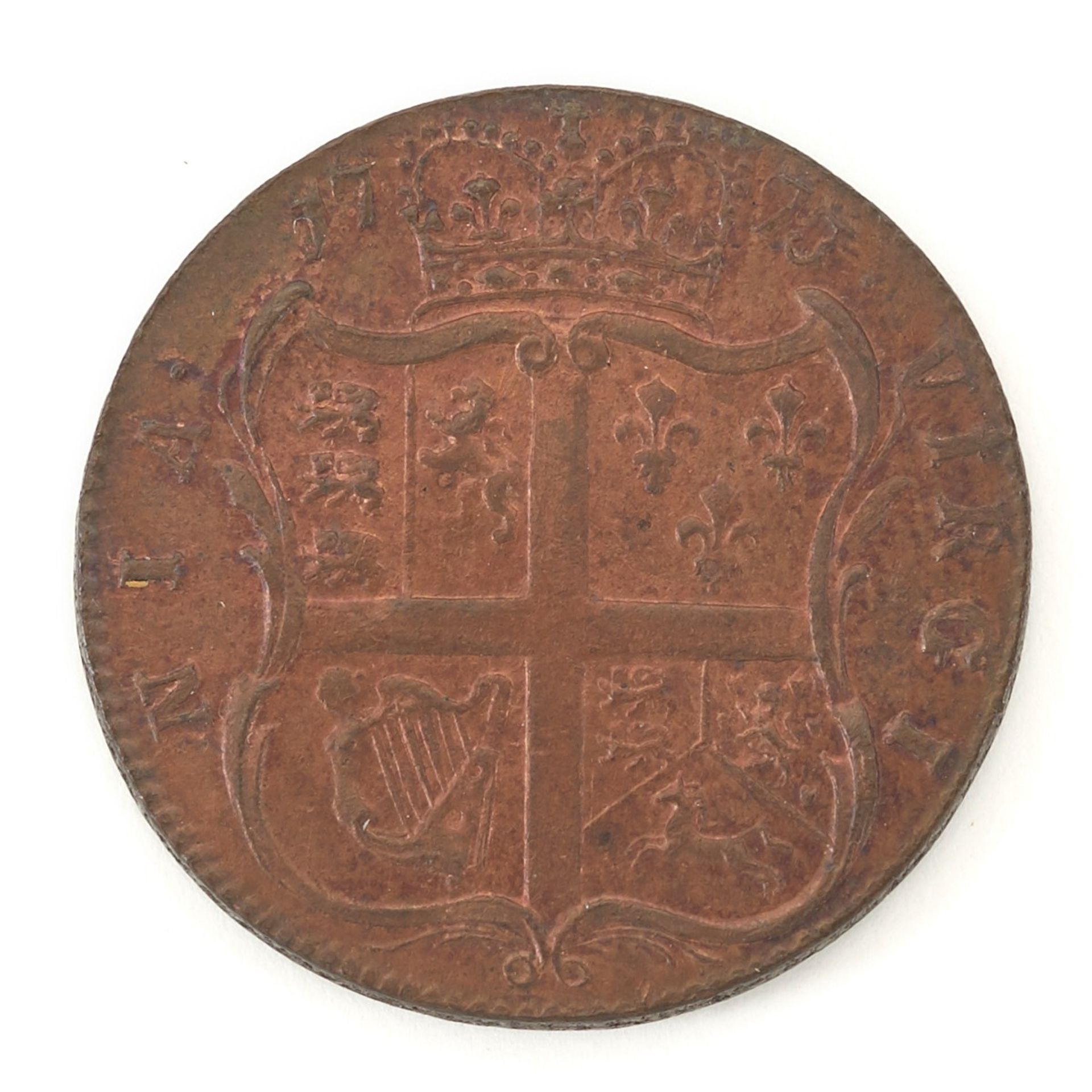 Virginia Half Penny 1773 No Period - Image 2 of 2