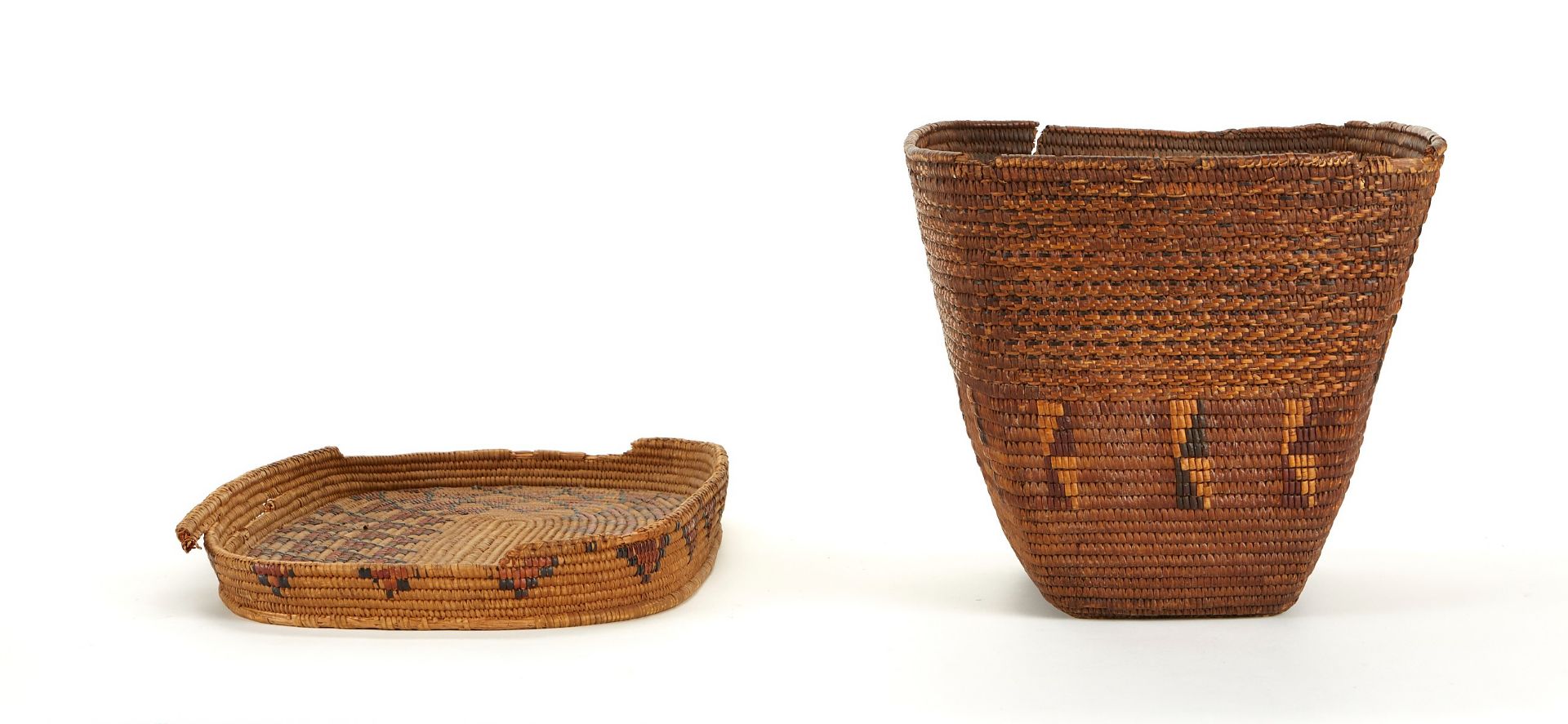 Grp: 2 Salish/Thompson River Baskets - Image 4 of 11