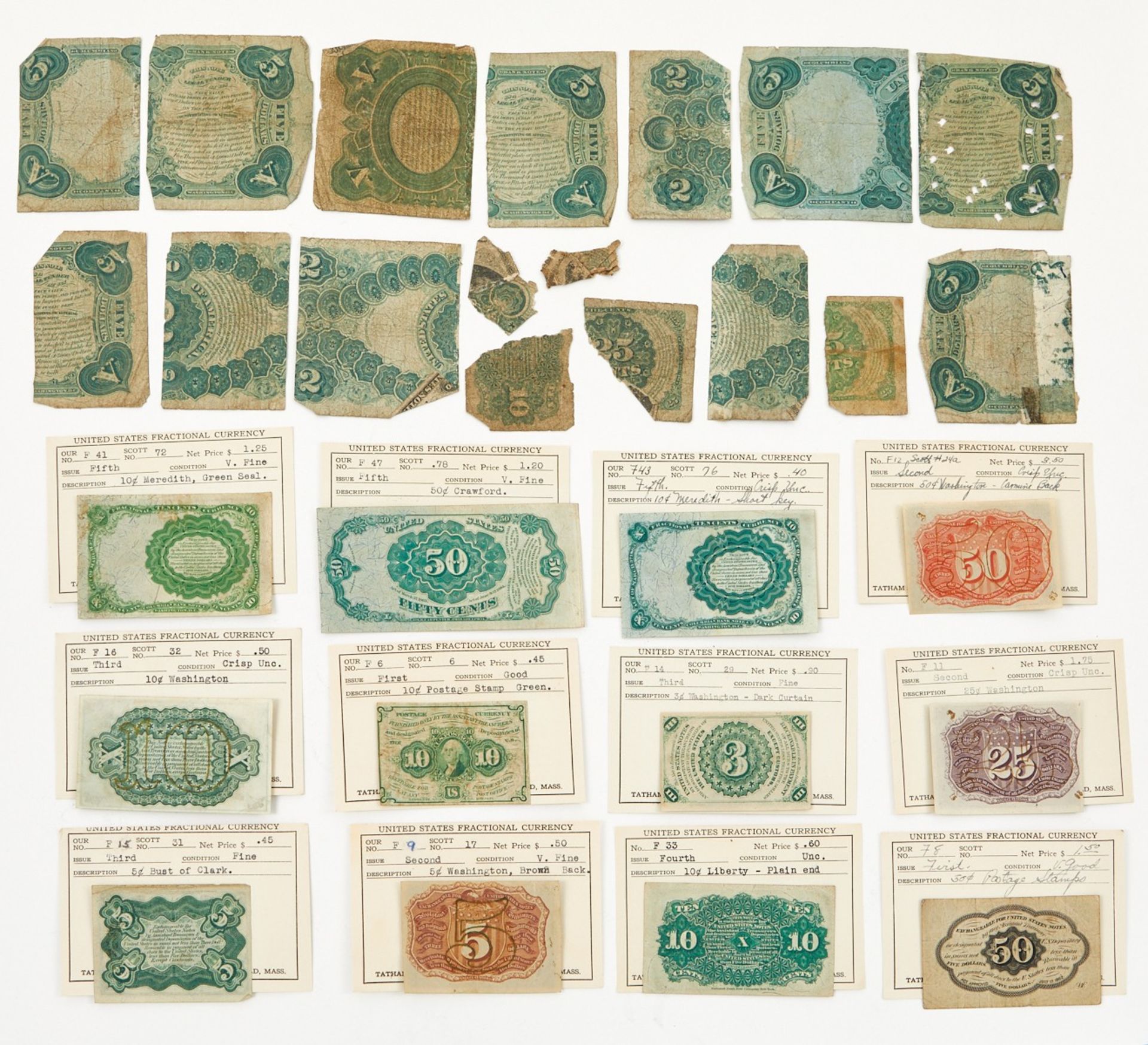 Group of USA Fractional Currency - Image 2 of 2