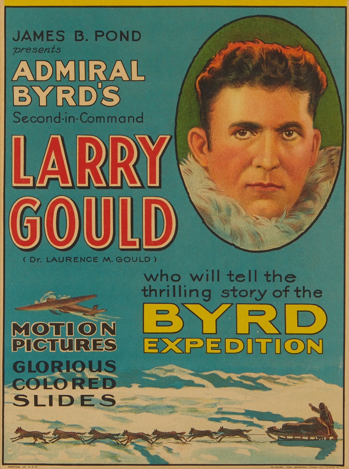 Larry Gould Byrd Antarctic Expedition Poster