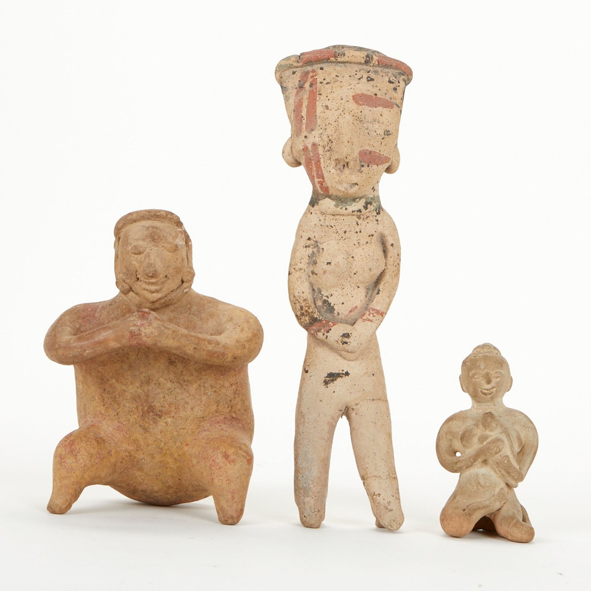 Grp: 3 Colima Pre-Columbian Figures