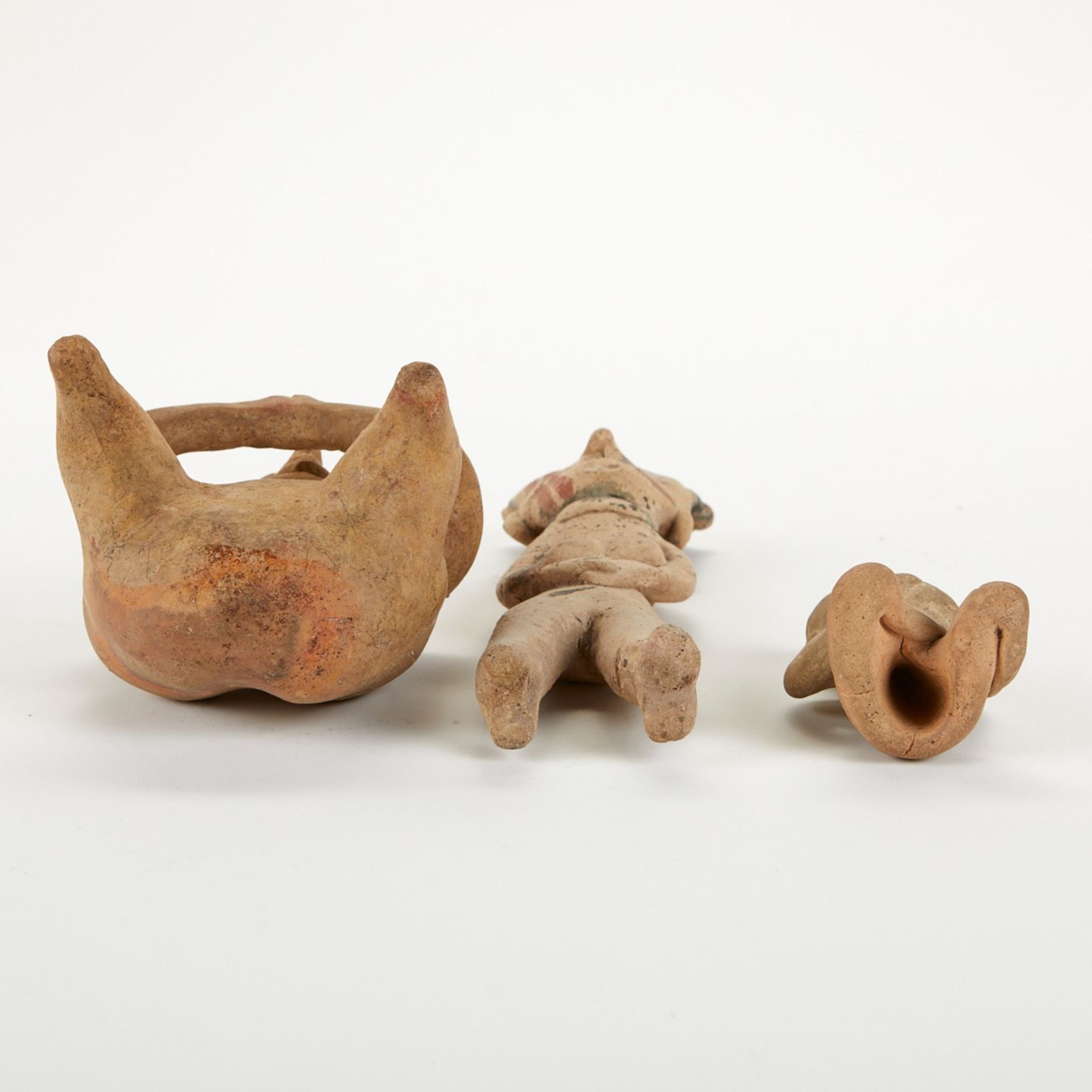 Grp: 3 Colima Pre-Columbian Figures - Image 5 of 12