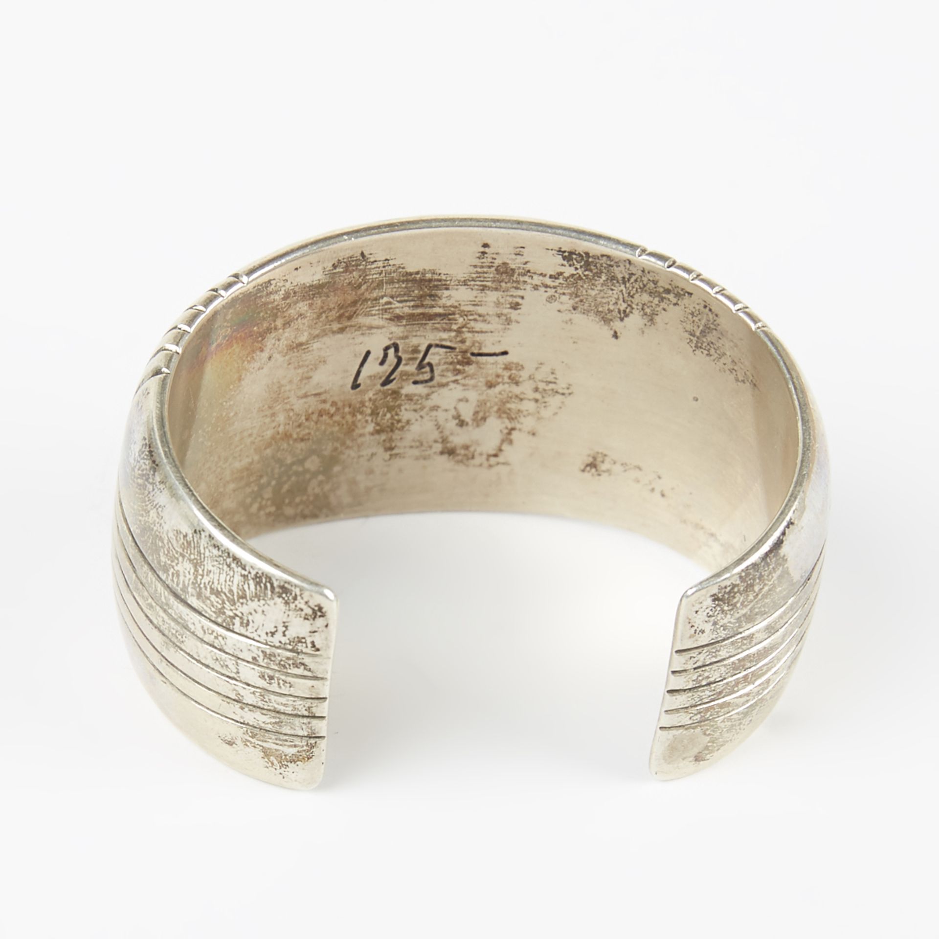 Gene & Martha Jackson Navajo Sterling Silver Bracelet - Image 3 of 3