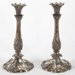 Pr: Martin, Hall & Co. Silver Candlesticks